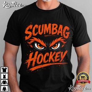 Scumbag Hockey Orange Eyes Funny T Shirt (2)