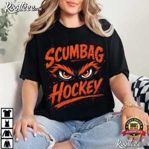 Scumbag Hockey Orange Eyes Funny T Shirt (3)