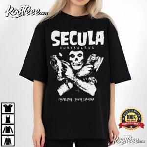 Secula Surfboards Skull Charleston South Carolina T Shirt (4)