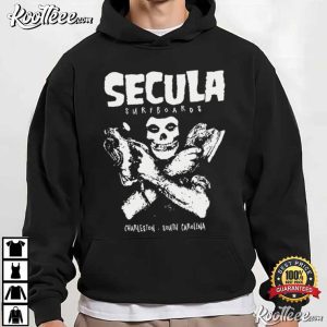 Secula Surfboards Skull Charleston South Carolina T Shirt (3)