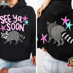 See Ya Soon Raccoon Funny Summer T Shirt (2)