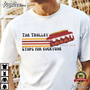 The Trolley Stops For Everyone Mr Rogers Tribute Activist T Shirt (2)