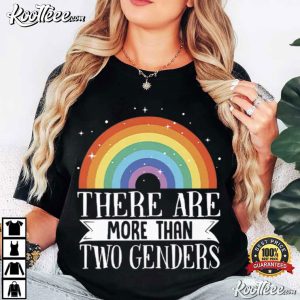 There Are More Than Two Genders Rainbow Pride T Shirt (4)