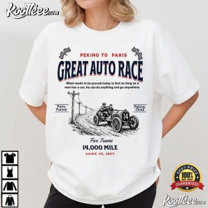 Peking To Paris 14,000 Mile Vintage Auto Race T Shirt (4)