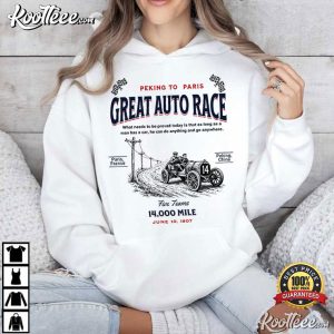 Peking To Paris 14,000 Mile Vintage Auto Race T Shirt (1)