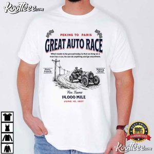 Peking To Paris 14,000 Mile Vintage Auto Race T Shirt (3)