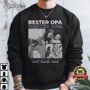 Beste Oma Bester Opa Custom Photo T Shirt (4)