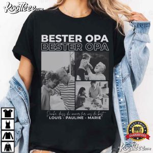 Beste Oma Bester Opa Custom Photo T Shirt (2)