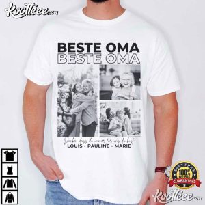 Beste Oma Custom Photo T Shirt (2)