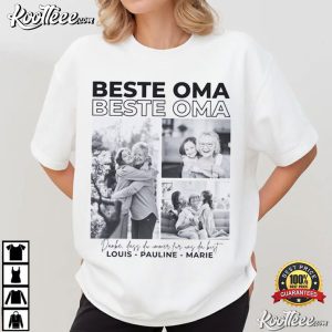 Beste Oma Custom Photo T Shirt (3)