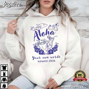 Aloha Hawaii Trip Honeymoon Vacation Custom T Shirt (4)