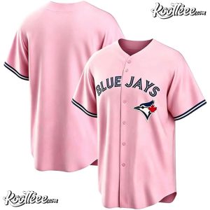 Toronto Blue Jays Pink Custom Baseball Jersey (4)