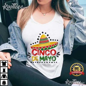 Cinco De Mayo Sequin Style Fiesta Mexican Party T Shirt (3)