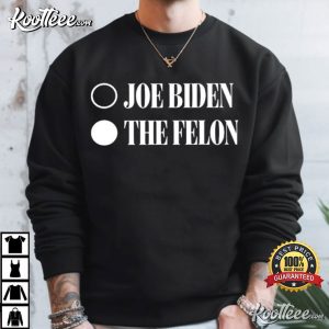 Joe Biden Convicted Felon T Shirt (1)