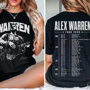 Alex Warren Tour 2026 Vintage Concert Fan Gift T Shirt (3)