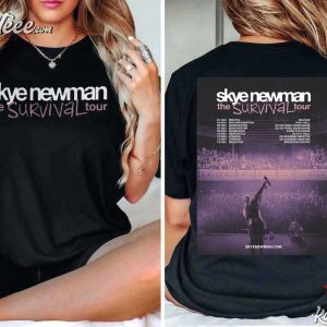 Skye Newman Survival Tour 2026 Music Fan T Shirt (2)