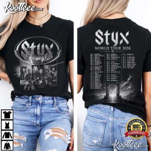 Styx World Tour 2026 Rock Band Concert Merch T Shirt (3)