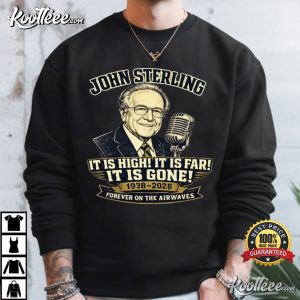 John Sterling Memorial 1938–2026 Forever On The Airwaves Baseball T Shirt (1)