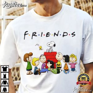 Peanuts Friends Snoopy Charlie Brown Graphic T Shirt (4)