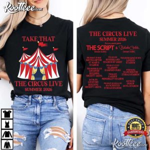 Take That The Circus Live Summer 2026 Tour Concert T Shirt (2)