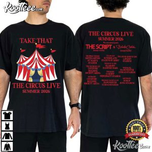 Take That The Circus Live Summer 2026 Tour Concert T Shirt (3)