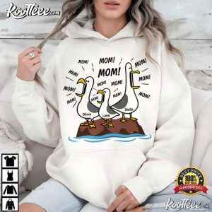 Seagull Mom Mom Mom Funny Mother's Day Gift Custom Name T Shirt (2)
