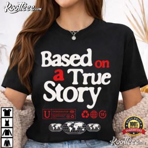 Based On A True Story All Cap Sneaker Match Jordan 3 T Shirt (3)