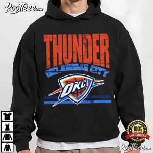 Distressed Varsity OKC Oklahoma City Basketball T Shirt (4)