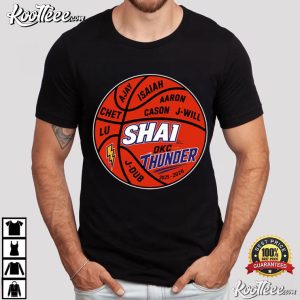 OKC Basketball Shai Inspired Thunder T Shirt (4)