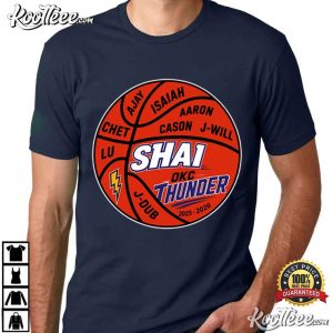 OKC Basketball Shai Inspired Thunder T Shirt (3)