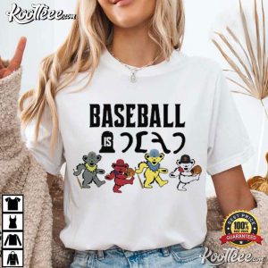 Grateful Dead Baseball Is Dead Bear T Shirt (3)