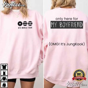 BTS World Tour Merch Custom Only Here For Funny T Shirt (2)