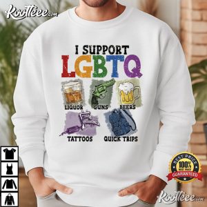 I Support LGBTQ Pride Month Social Justice T Shirt (2)