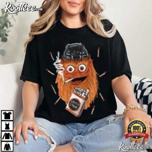 Philadelphia Flyers Mascot Hockey Gritty Unfiltered Attitude T Shirt (4)