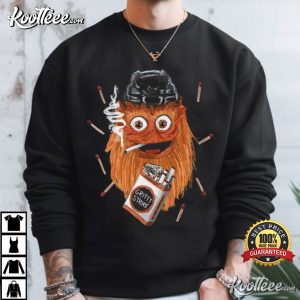 Philadelphia Flyers Mascot Hockey Gritty Unfiltered Attitude T Shirt (1)