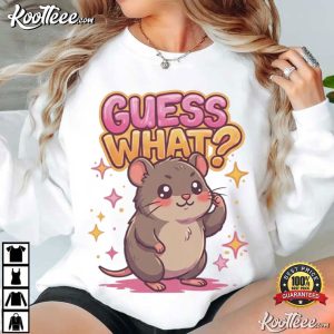 Guess What Hanta Butt Funny Hantavirus Vole Meme T Shirt (4)