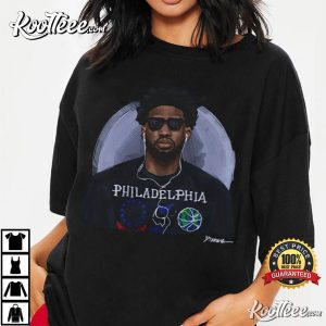 Joel Embiid Philadelphia 76ers Basketball NBA T Shirt (4)