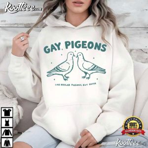 Gay Pigeons Funny LGBTQ Pride Queer T Shirt (3)