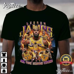 LeBron James NBA Fan Apparel Vintage Graphic T Shirt (1)
