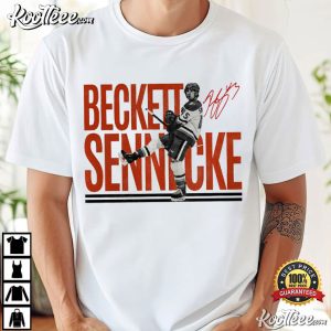 Beckett Sennecke 45 Anaheim Ice Hockey Vintage 90s T Shirt (1)