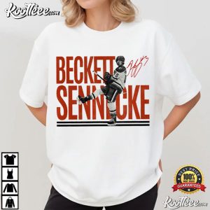 Beckett Sennecke 45 Anaheim Ice Hockey Vintage 90s T Shirt (2)