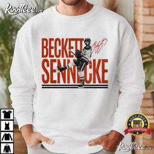 Beckett Sennecke 45 Anaheim Ice Hockey Vintage 90s T Shirt (3)