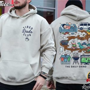 Tired Dads Club Fathers Day Gift T Shirt (3)