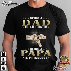 Fathers Day Gifts Being A Papa Is Priceless T Shirt (4)