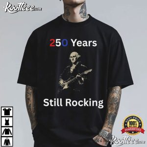George Washington Playing Fender Stratocaster 250 Years Patriotic T Shirt (3)