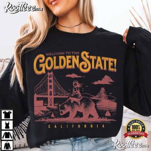 Golden State Bear California Graphic T Shirt (4)