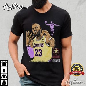LeBron James Los Angeles Lakers Vintage Basketball NBA Fan T Shirt (4)