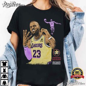 LeBron James Los Angeles Lakers Vintage Basketball NBA Fan T Shirt (1)