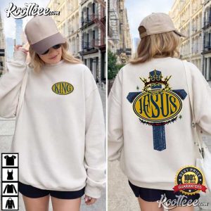 King Jesus Denim Christian T Shirt (4)