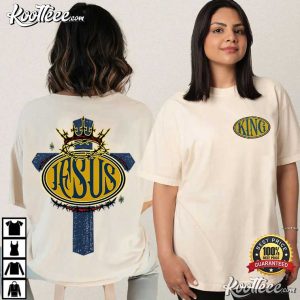King Jesus Denim Christian T Shirt (3)
